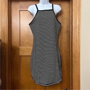 Square neck sleeveless bodycon dress by Express